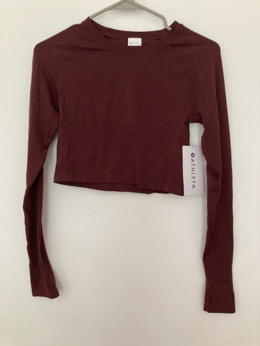 NWT Athleta Momentum Seamless 2.0 Crop Top XS